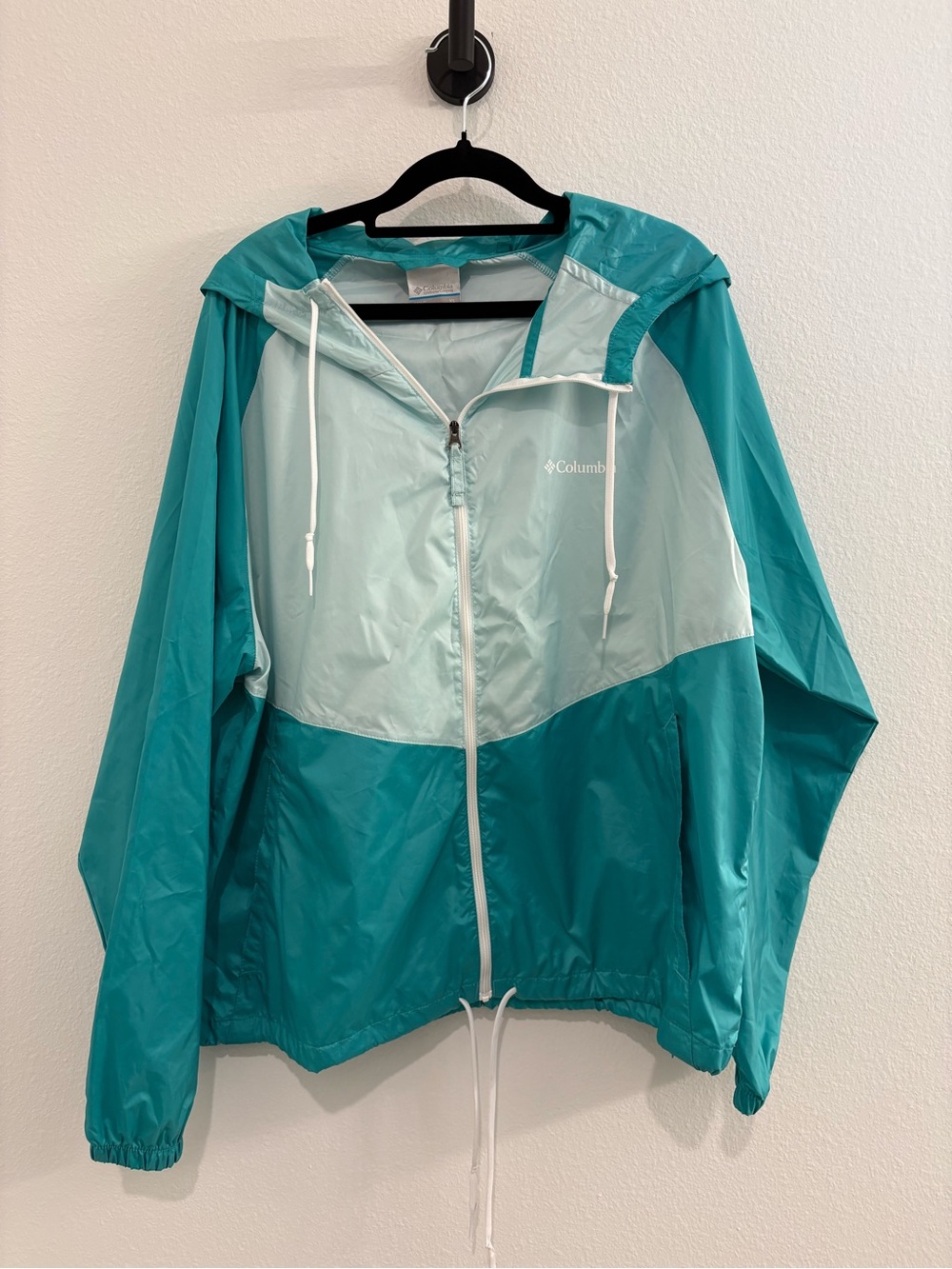Columbia Youth XL Teal Windbreaker Jacket